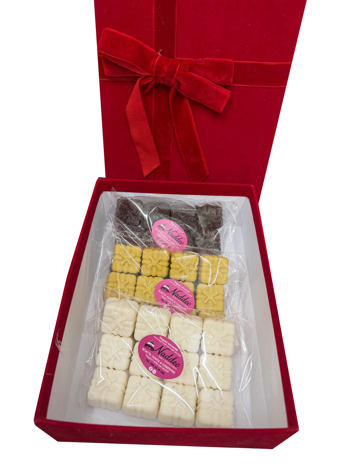 Scatola cioccolatini artigianali assortiti Pasticceria Naddeo